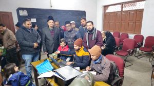 फलाहे दारैन इण्टर कालेज, दीवान का बाजार रोड, निकट डाॅक्टर एस0 कुमार चैराहा, मुरादाबाद में कालेज प्रबन्ध समिति के अध्यक्ष श्री हसनैन अख्तर शम्सी के आवाहन पर आधार शिविर का आयोजन किया।